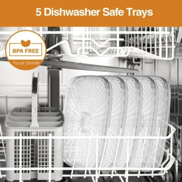 OSTBA Food Dehydrator, Dehydrator for Food and Jerky, Fruits,Veggies(NEW!) - Picture 3 of 6